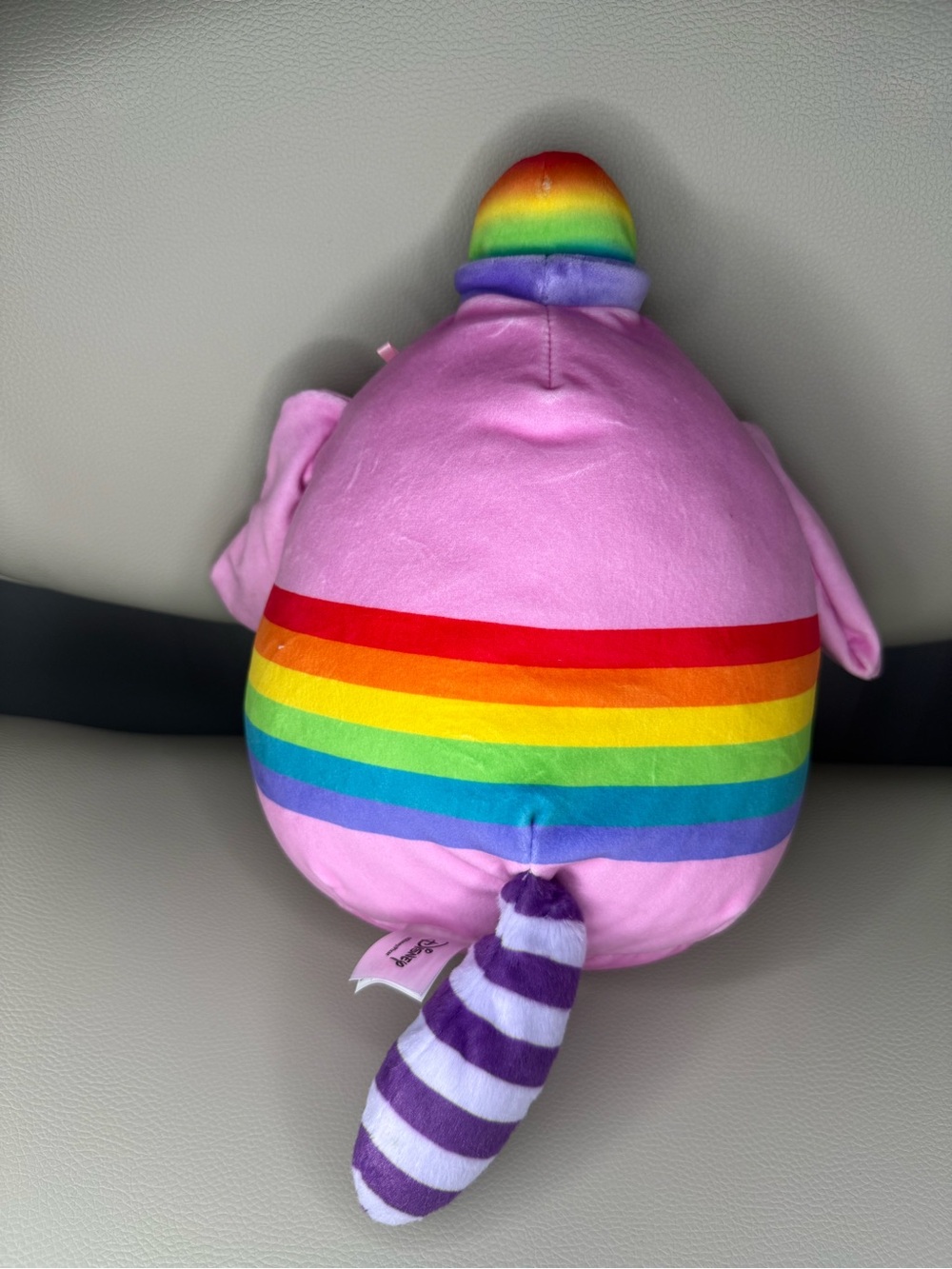 Disney Pink Rainbow Elephant Plush - Picture 2 of 2